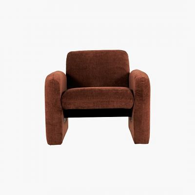 Aken Club Chair, BROWN color0