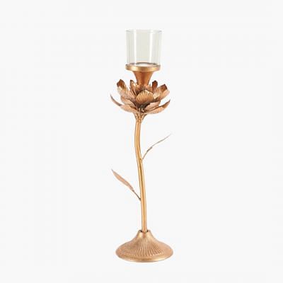 Auric Candle Holder Medium, GOLD color0