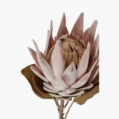 Protea Faux Flower, PINK color0