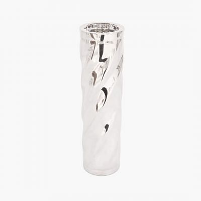 Henka Pillar Candle Holder Large, SILVER color0