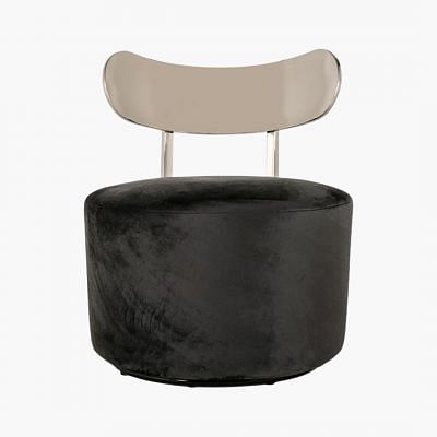 Gazoo Swivel Lounge Chair, BLACK color0