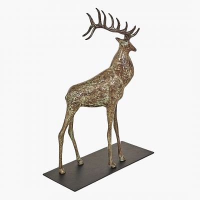 Jelen Moose Sculpture Short, BROWN color0