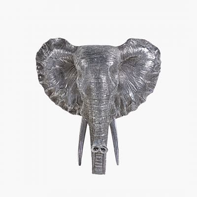 Tantor II Decorative Elephant, SILVER color0