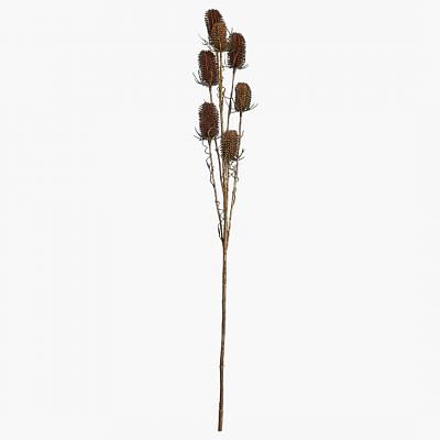 Thistle Faux Plant, BROWN color0