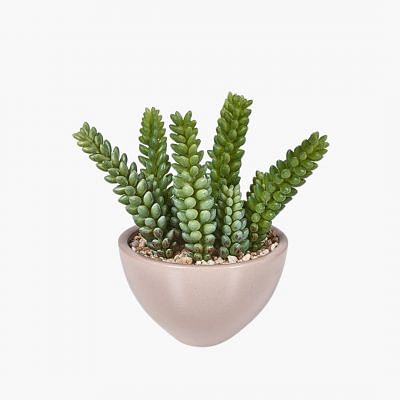 Succulent Faux Plant, GREEN color0