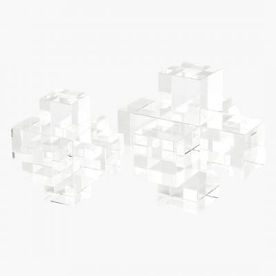 Suki Plus Crystal Bookend, CLEAR color0