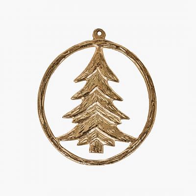 Yemir Hanging Christmas Tree on circle - Small