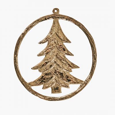 Yemir Hanging Christmas Tree on circle - Large