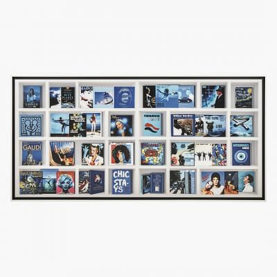 A Kind Of Blue Photo On Plexiglass With White Floating Frame