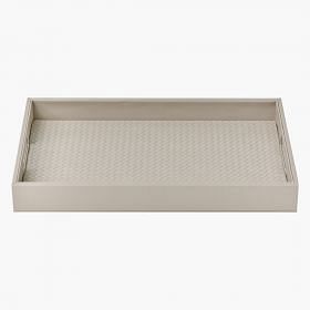 Jaloux Rectangular Tray With Handle