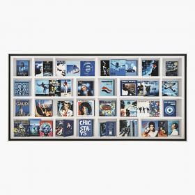 A Kind Of Blue Photo On Plexiglass With White Floating Frame