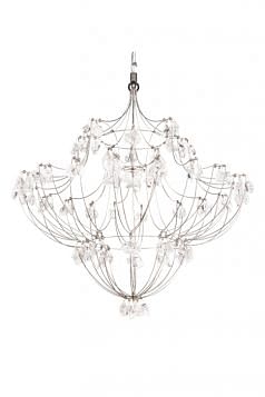 TRINAGE CHANDELIER, CLEAR color0