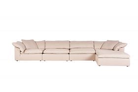 Luscious Xl L-Shaped Sectional Sofa (Long)